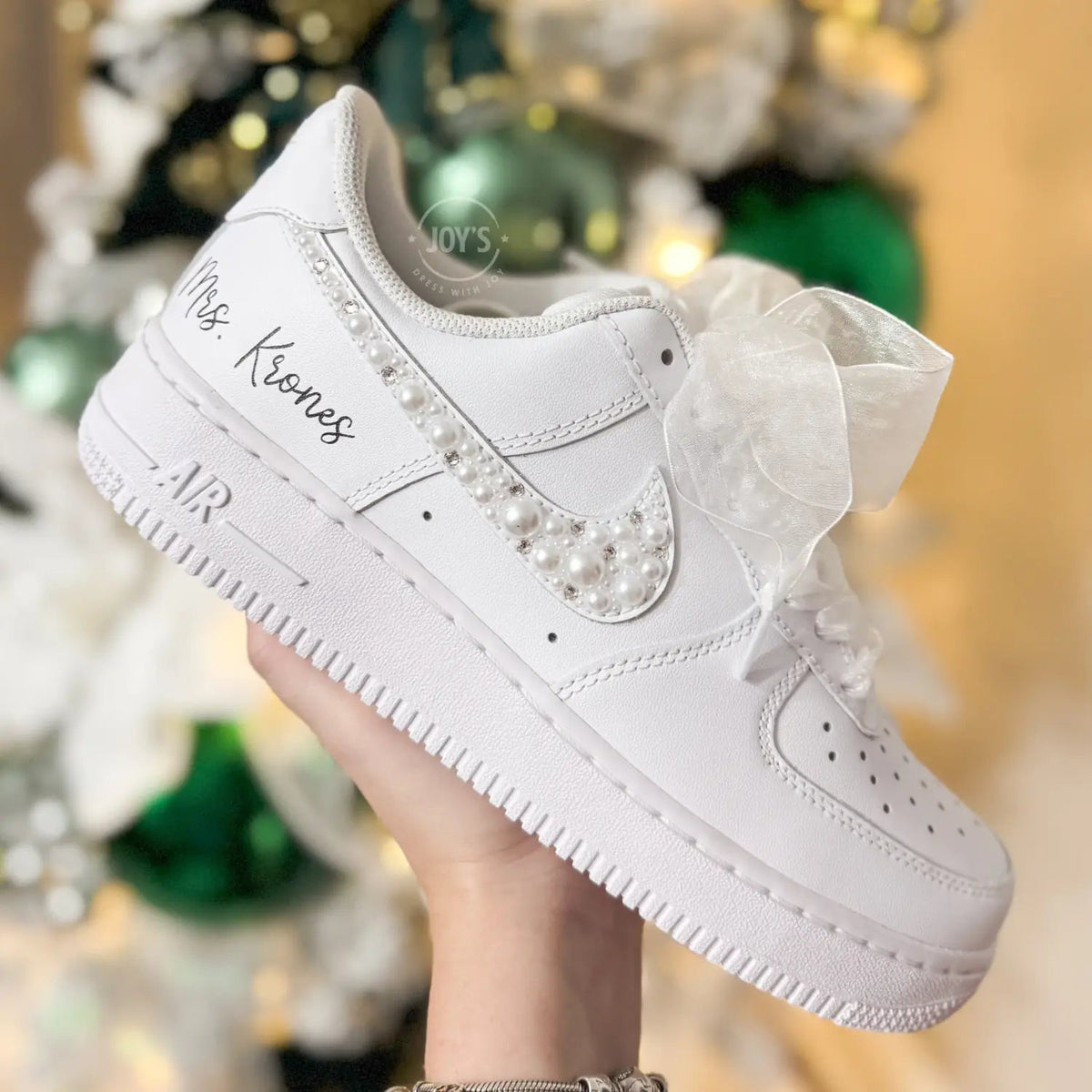 Wedding Rhinestones Custom AF1 #4