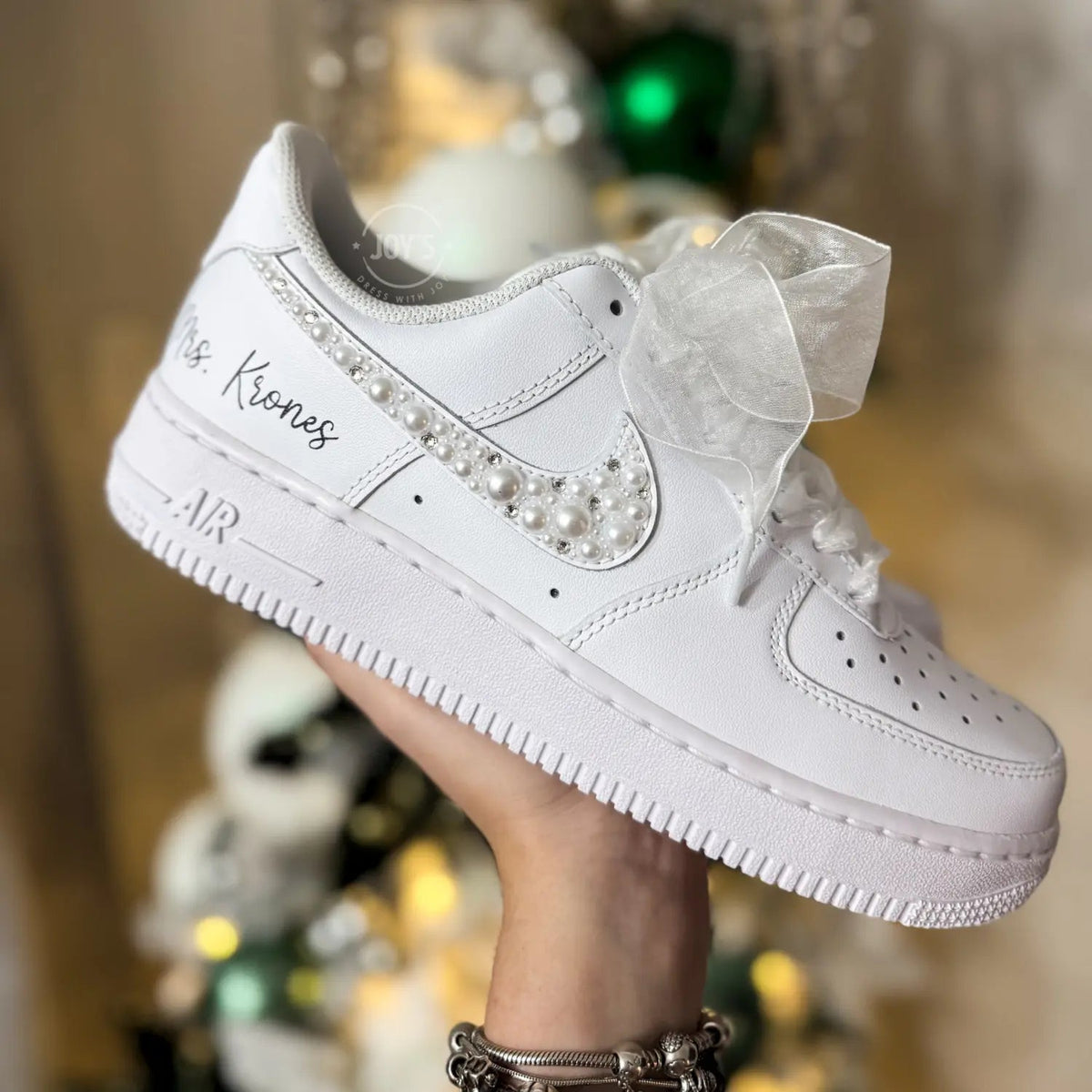Wedding Rhinestones Custom AF1 #4
