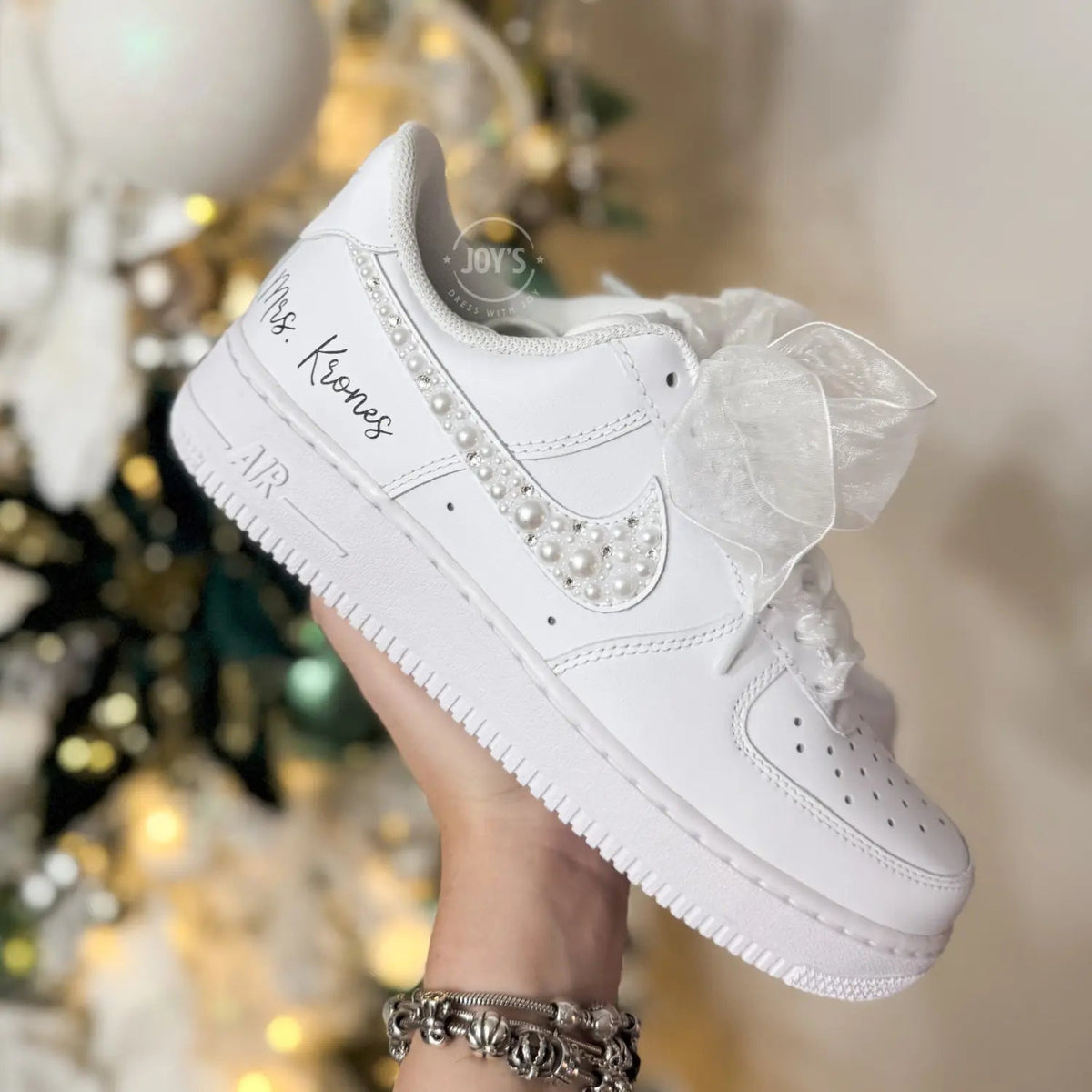 Wedding Rhinestones Custom AF1 #4