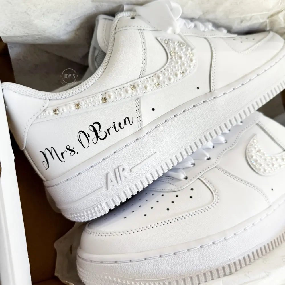 Wedding Rhinestones Custom AF1